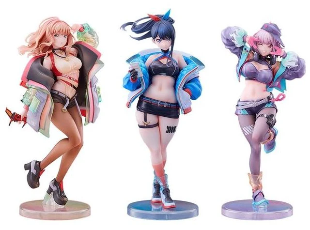 Main image of GRIDMAN UNIVERSE Dreamy Divas Ver. Complete Figure Set