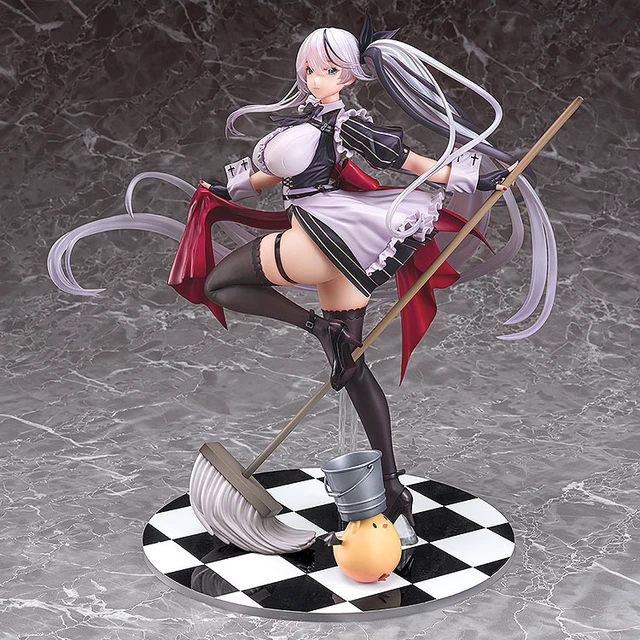 Alt view image 3 of 6 - Thüringen: Moonlight Cleaning Ver. Azur Lane 1/7 Complete Figure