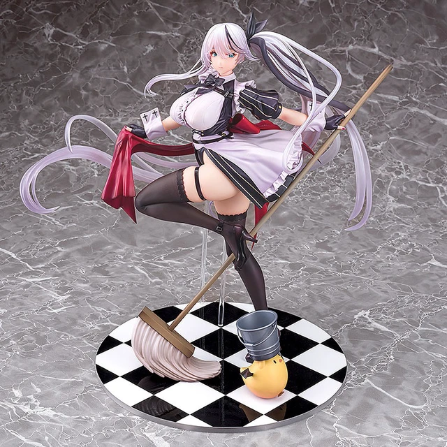 Alt view image 6 of 6 - Thüringen: Moonlight Cleaning Ver. Azur Lane 1/7 Complete Figure