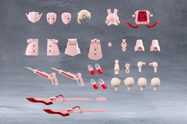 Alt view image 2 of 6 - Megalomaria Metamorphose Unit Ex-Armor Pink Nurse Plastic Model