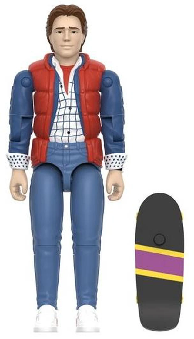 Main image of Marty McFly (1985) ReAction+ Action Figure - Back to the Future
