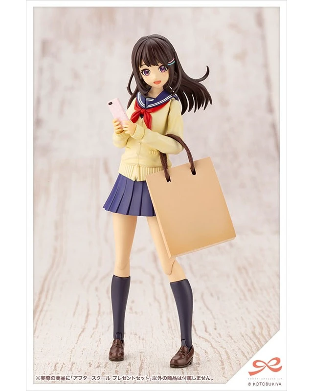 Alt view image 3 of 6 - After School Present Set 1/10 Scale Plastic Model (Sousai Shojo Teien)
