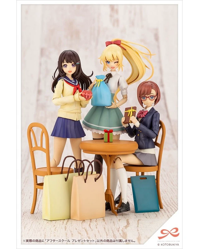 Alt view image 6 of 6 - After School Present Set 1/10 Scale Plastic Model (Sousai Shojo Teien)