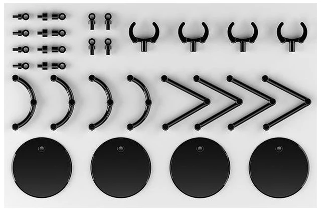 Main image of THE Simple Stand mini x4 Black (For Small & Deformed Figures)