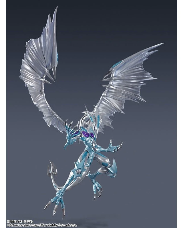 Alt view image 3 of 6 - Stardust Dragon S.H.MonsterArts Complete Figure (Yu-Gi-Oh! 5D's)