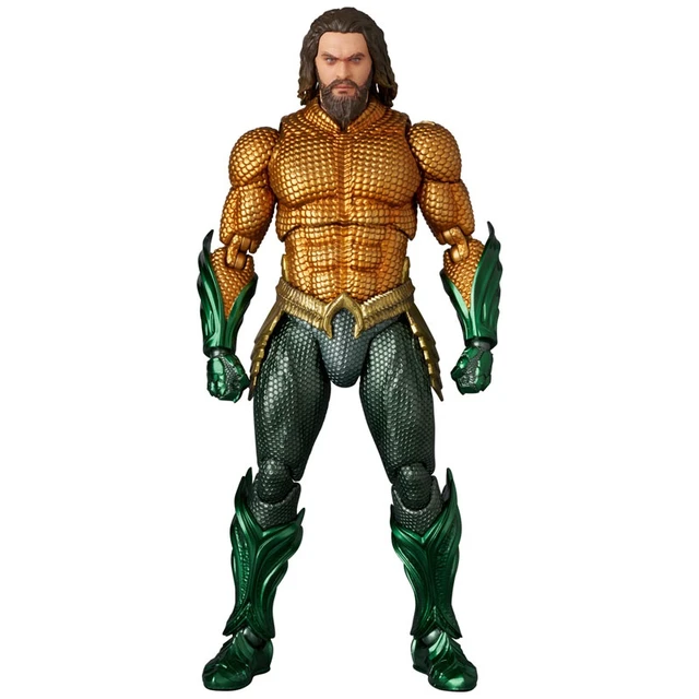 Alt view image 4 of 6 - MAFEX Aquaman (Gold & Green Suit) Aquaman and the Lost Kingdom