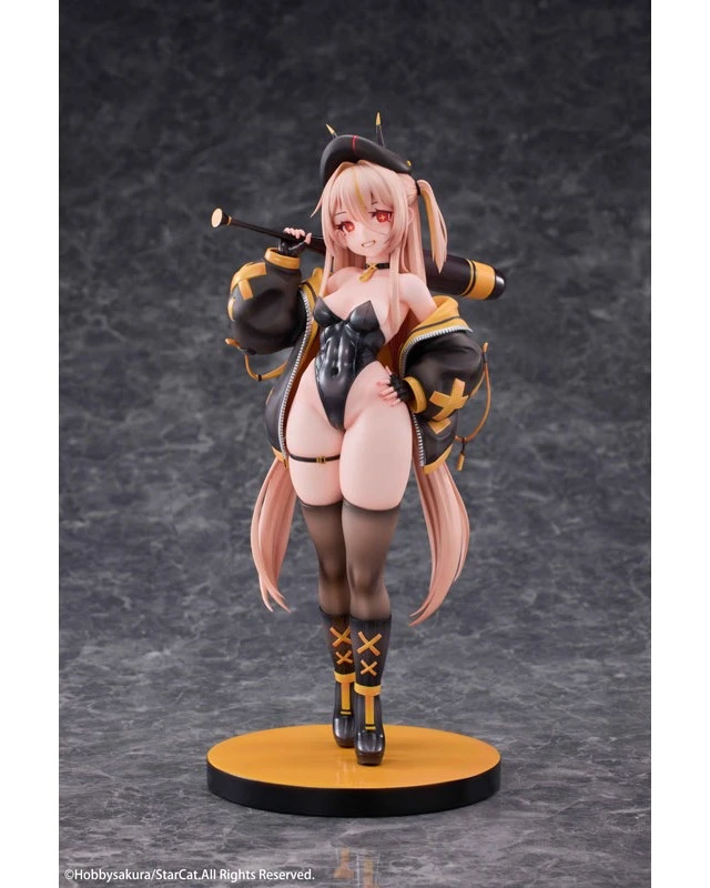Alt view image 2 of 6 - Rainbow Nanohana Hoshi Illustrated by StarCat 1/6 Complete Figure Limited Ed.