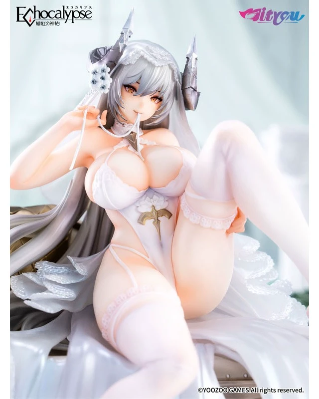 Alt view image 4 of 6 - Echocalypse: Lilith Pure White Bond Ver. 1/7 Complete Figure