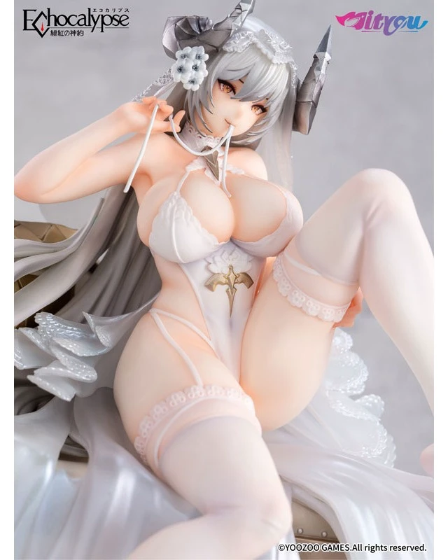 Alt view image 6 of 6 - Echocalypse: Lilith Pure White Bond Ver. 1/7 Complete Figure