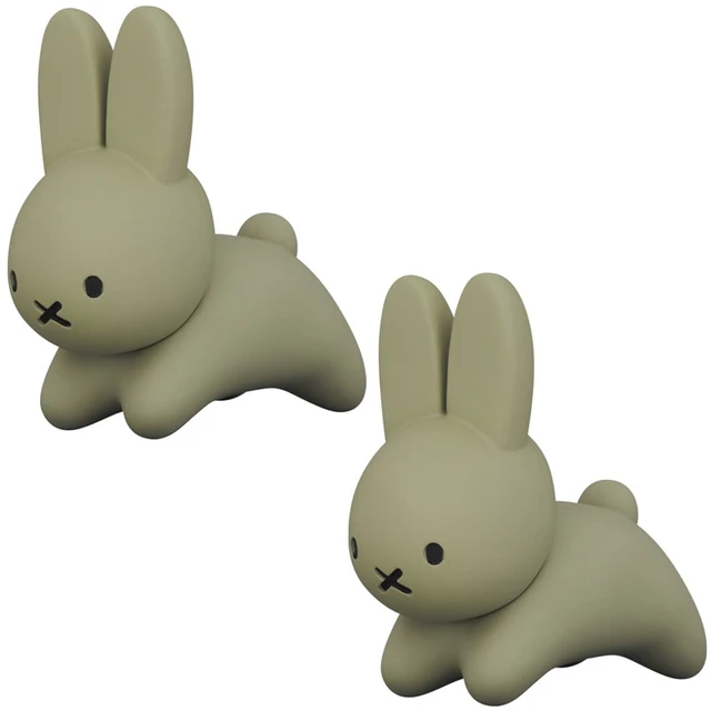 Alt view image 2 of 4 - UDF No.714 Dick Bruna Series 6 Rabbit (Gray) 2-Piece Set