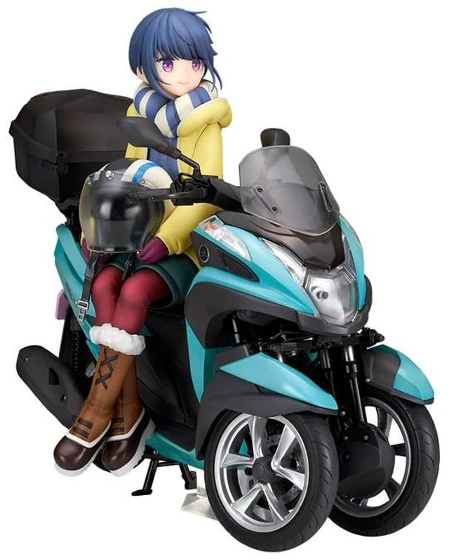 Main image of Rin Shima with Three-Wheeled Bike 1/10 Complete Figure (Laid-Back Camp)