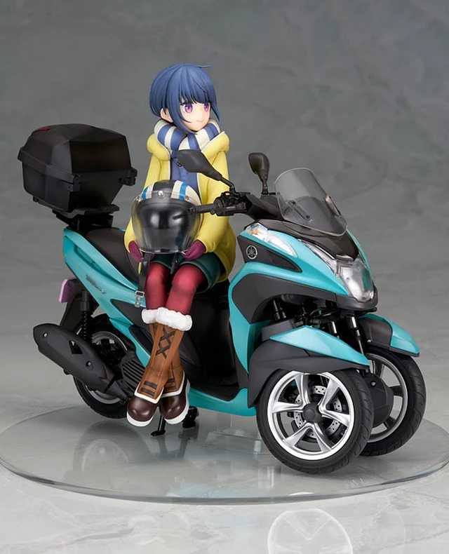 Alt view image 4 of 6 - Rin Shima with Three-Wheeled Bike 1/10 Complete Figure (Laid-Back Camp)