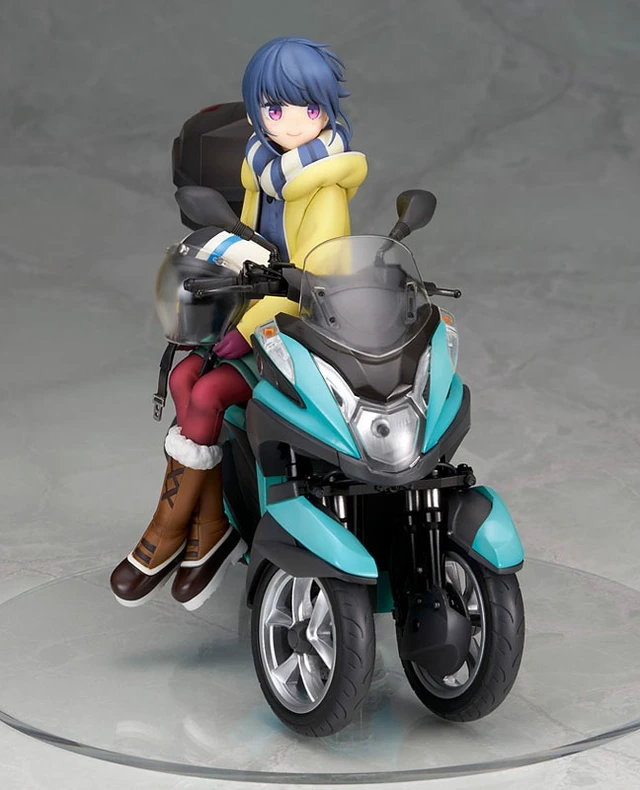 Alt view image 5 of 6 - Rin Shima with Three-Wheeled Bike 1/10 Complete Figure (Laid-Back Camp)