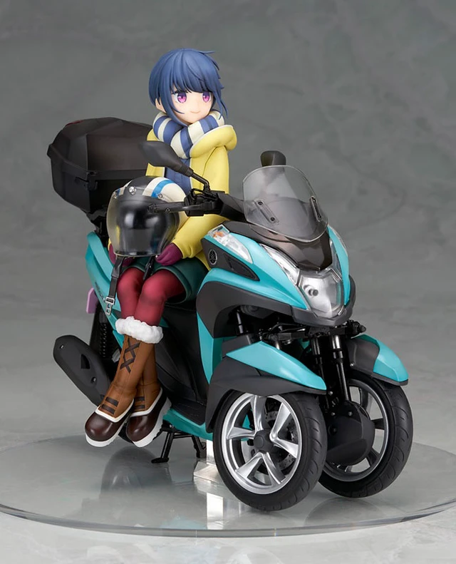 Alt view image 3 of 6 - Rin Shima with Three-Wheeled Bike 1/10 Complete Figure (Laid-Back Camp)