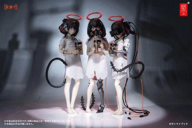 Main image of Three Monkeys Premium Set 1/12 Complete Figure (Snail Shell)