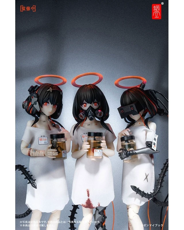 Alt view image 2 of 6 - Three Monkeys Premium Set 1/12 Complete Figure (Snail Shell)