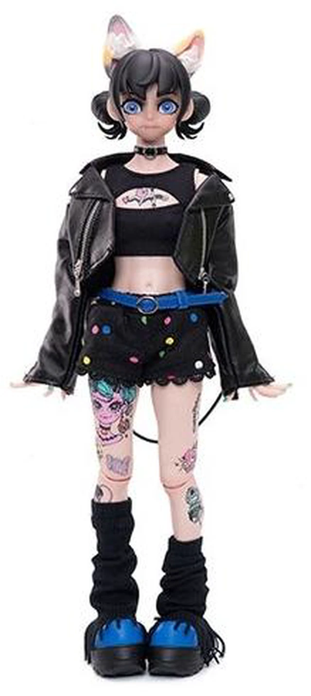 Main image of Good Morning Friend Series: Nya Tattoo 1/6 Scale Action Figure (Black)