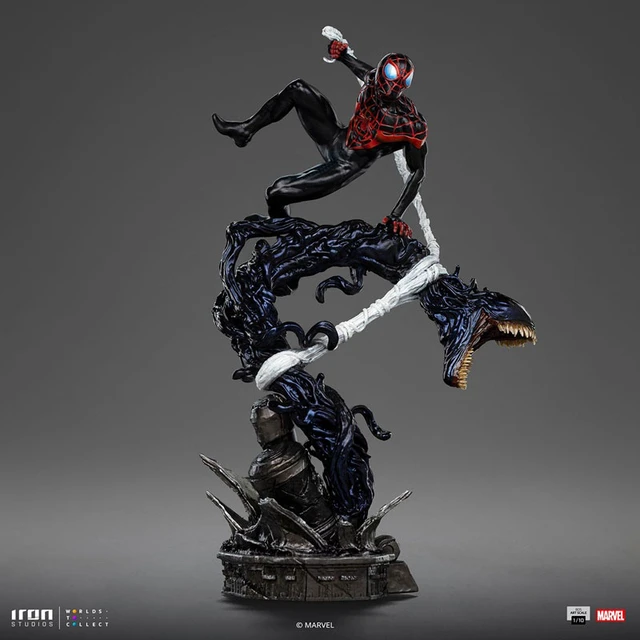 Alt view image 3 of 6 - Miles Morales/Spider-Man (Comic) Battle Diorama Series 1/10 Statue