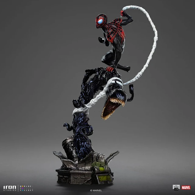 Alt view image 4 of 6 - Miles Morales/Spider-Man (Comic) Battle Diorama Series 1/10 Statue