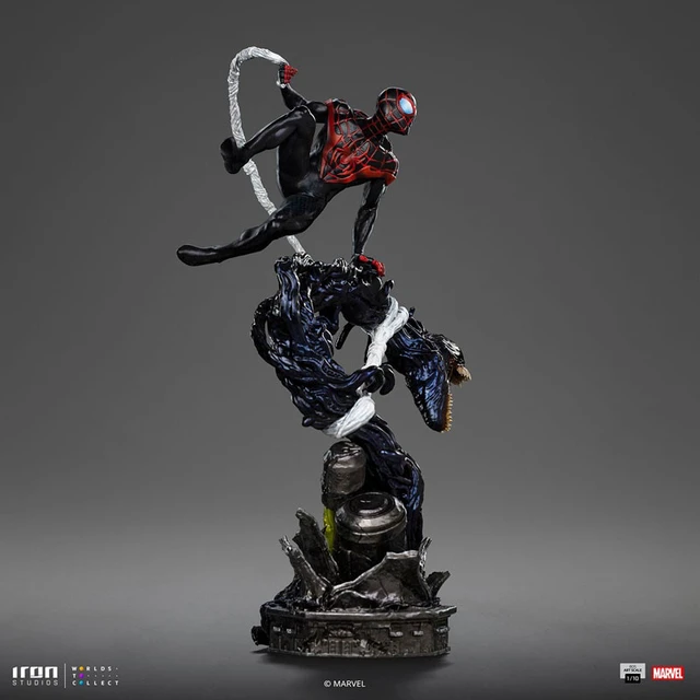 Alt view image 5 of 6 - Miles Morales/Spider-Man (Comic) Battle Diorama Series 1/10 Statue