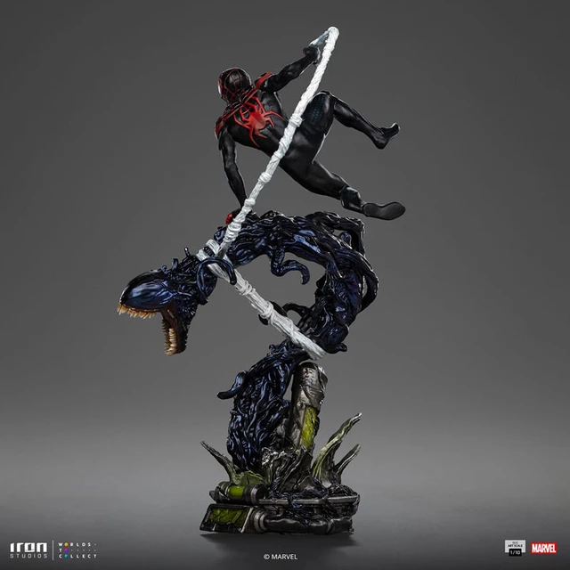 Alt view image 6 of 6 - Miles Morales/Spider-Man (Comic) Battle Diorama Series 1/10 Statue