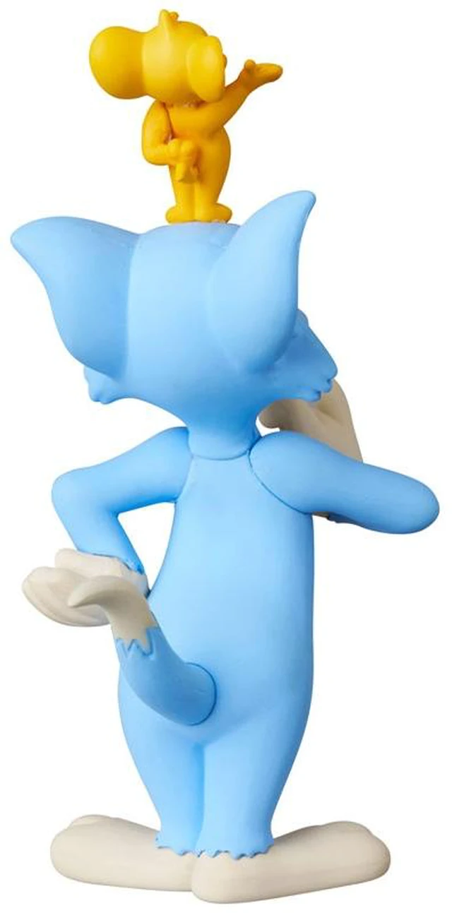 Alt view image 3 of 3 - UDF Tom and Jerry Classic Color Ver. Jerry on Tom's Head