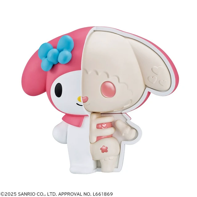 Alt view image 3 of 6 - Kaitai Puzzle FANTASY Soft Vinyl Collection My Melody Complete Figure