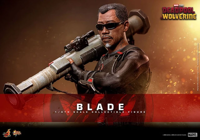 Alt view image 2 of 6 - Movie Masterpiece Blade (First Edition) Deadpool & Wolverine 1/6 Figure