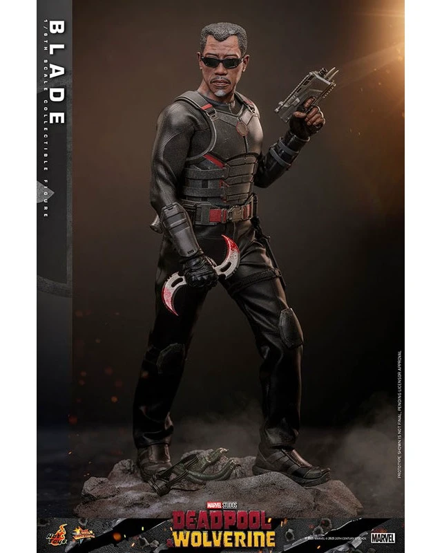 Alt view image 3 of 6 - Movie Masterpiece Blade (First Edition) Deadpool & Wolverine 1/6 Figure
