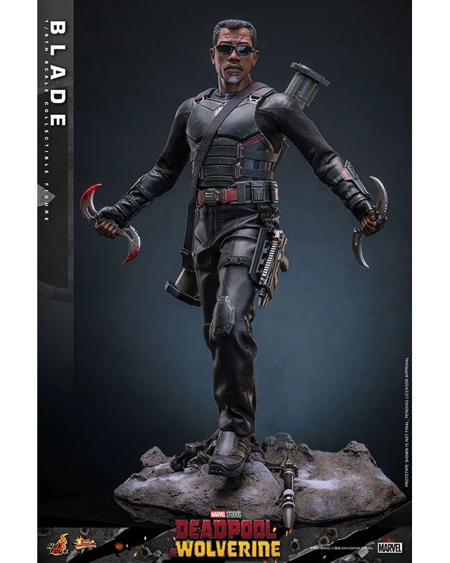 Alt view image 4 of 6 - Movie Masterpiece Blade (First Edition) Deadpool & Wolverine 1/6 Figure