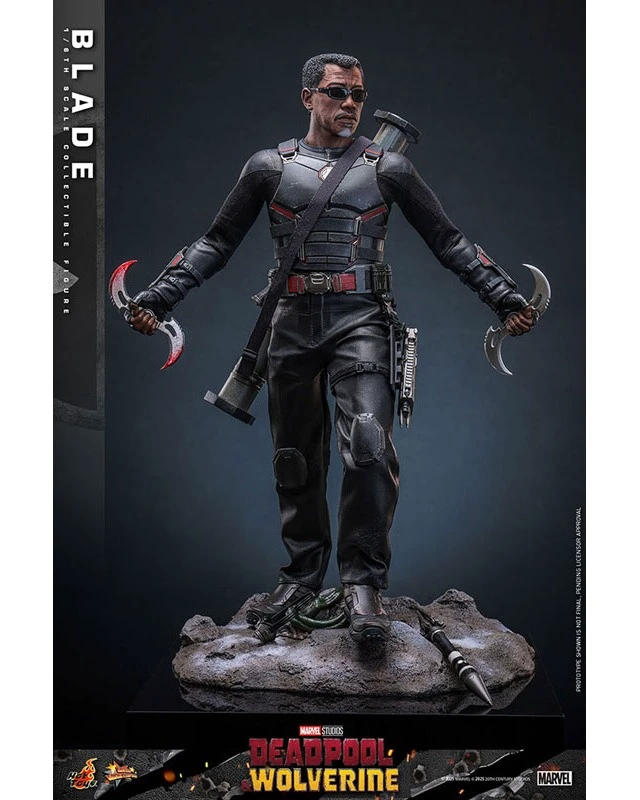 Alt view image 6 of 6 - Movie Masterpiece Blade (First Edition) Deadpool & Wolverine 1/6 Figure