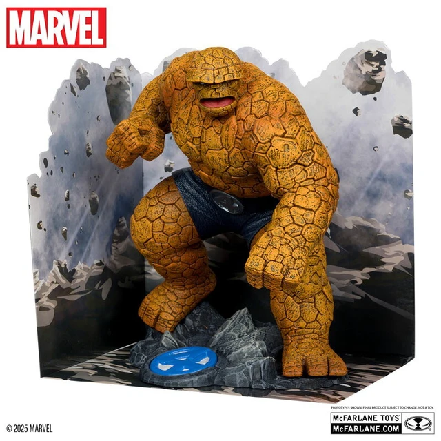 Alt view image 6 of 6 - Marvel Comics 1/10 Scene Figure #021 The Thing (Jim Cheung/Fantastic Four)