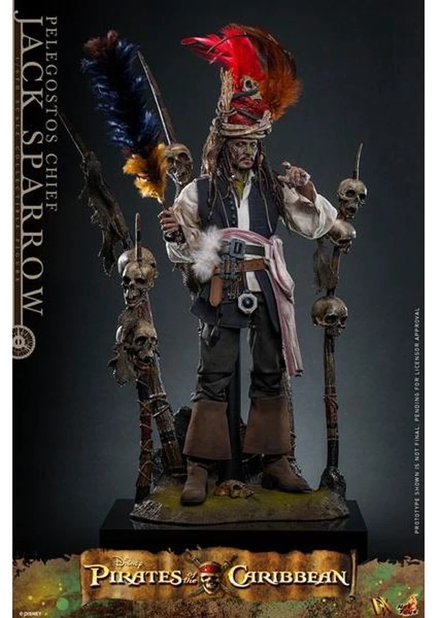 Main image of Movie Masterpiece DX 1/6 Jack Sparrow (Pelegostos Chief) Pirates of the Caribbea