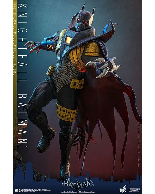 Alt view image 4 of 6 - Batman (Nightfall Version) Batman: Arkham Origins Video Game Masterpiece