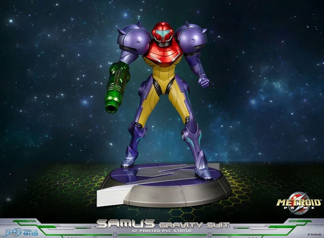 Alt view image 2 of 6 - Samus Aran Gravity Suit PVC Statue - Metroid Prime