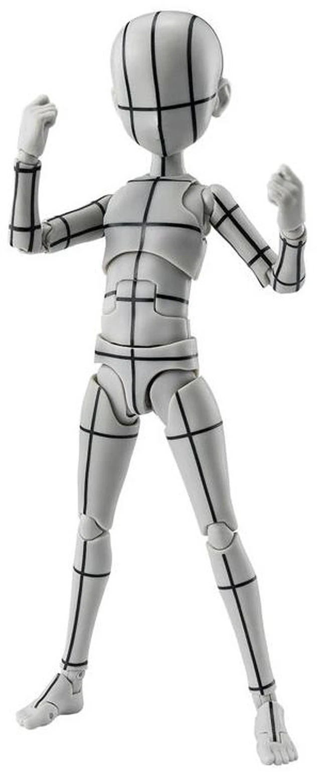 Main image of S.H.Figuarts Body-kun -Ken Sugimori- Edition Wireframe (Gray Color Ver.)