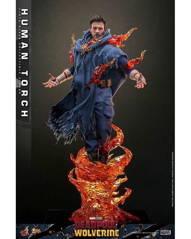 Alt view image 2 of 6 - Human Torch 1/6 Scale Figure - Deadpool & Wolverine Movie Masterpiece