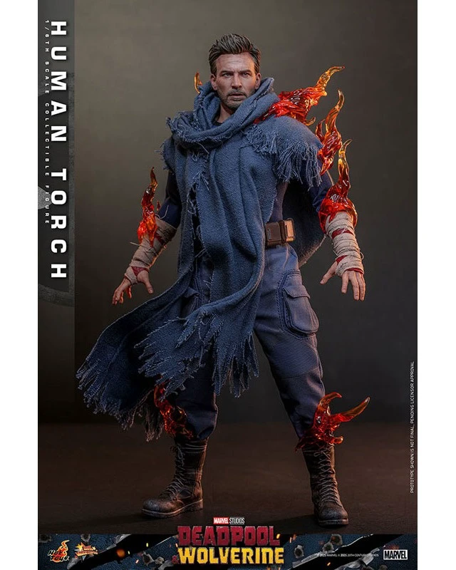 Alt view image 6 of 6 - Human Torch 1/6 Scale Figure - Deadpool & Wolverine Movie Masterpiece
