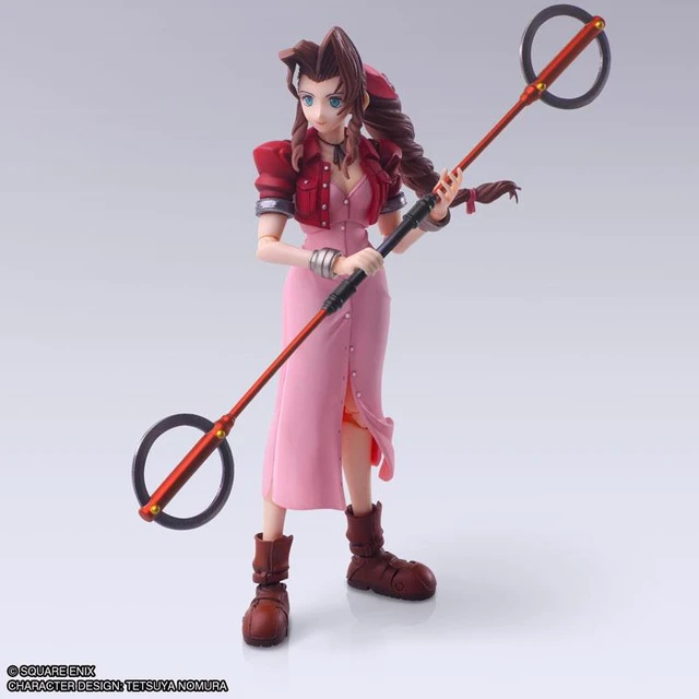 Alt view image 4 of 6 - Final Fantasy VII Bring Arts Aerith Gainsborough Mythril Rod Ver.