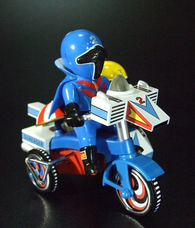 Alt view image 6 of 6 - Aorender & Kirender B Type: Himitsu Sentai Gorenger EX Tricycle