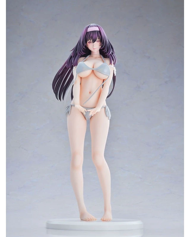 Alt view image 5 of 6 - Tomoe Sakura Black Hair Swimsuit Ver. Wholesome Complete Figure