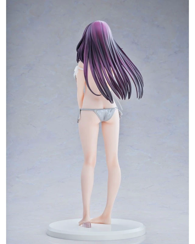 Alt view image 6 of 6 - Tomoe Sakura Black Hair Swimsuit Ver. Wholesome Complete Figure