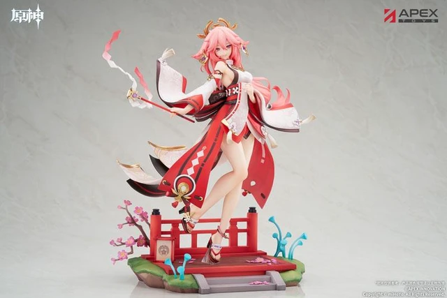 Alt view image 3 of 6 - Yae Miko: Astute Amusement Ver. 1/7 Complete Figure - Genshin Impact