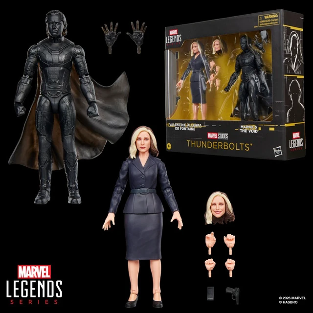 Alt view image 2 of 6 - Marvel Legends Thunderbolts Valentina Allegra de Fontaine & Void