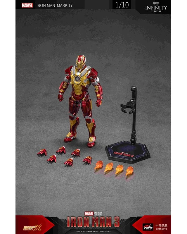 Alt view image 2 of 6 - Iron Man Mark 17 (7 Inch X Series) ZD Toys