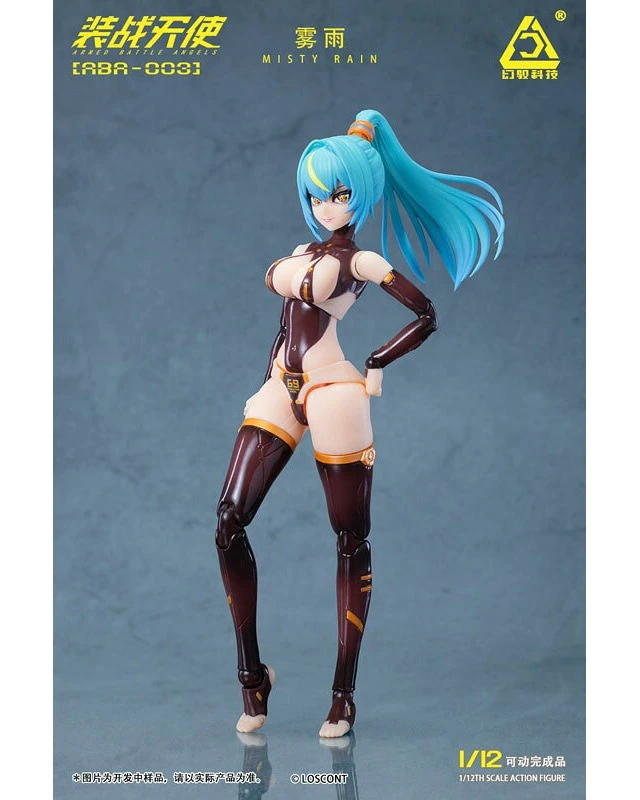 Alt view image 3 of 6 - Armed Battle Angels ABA-003 Misty Rain 1/12 Scale Action Figure