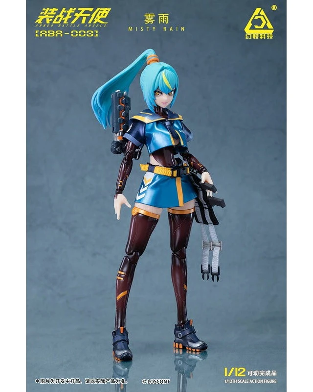 Alt view image 5 of 6 - Armed Battle Angels ABA-003 Misty Rain 1/12 Scale Action Figure