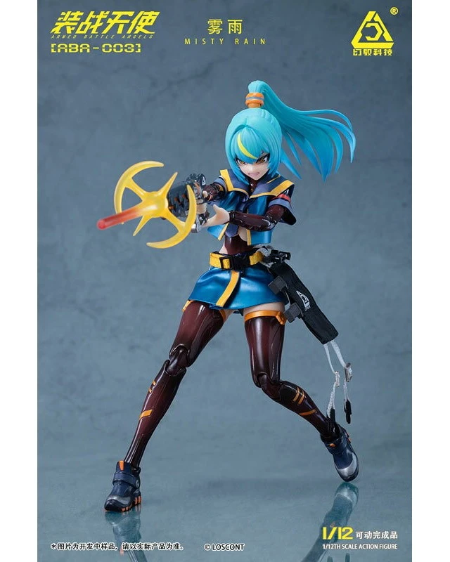 Alt view image 6 of 6 - Armed Battle Angels ABA-003 Misty Rain 1/12 Scale Action Figure