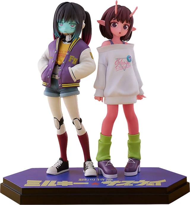 Alt view image 2 of 6 - POP UP PARADE SP Milky Subway Chiharu & Makina Complete Figure