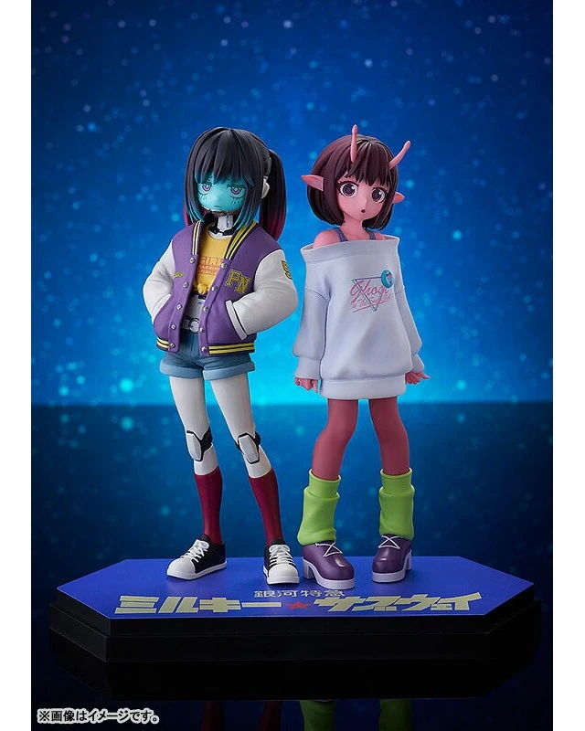 Alt view image 3 of 6 - POP UP PARADE SP Milky Subway Chiharu & Makina Complete Figure